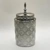 New high-end Chinese ceramic vase handicrafts, living room TV cabinet ornaments, dining room entrance table, dried fresh flower decorative ornaments, flower arrangements, light luxury decorative ornaments, flower art, living room dining table ornaments, realistic flower arrangements Application Scenario